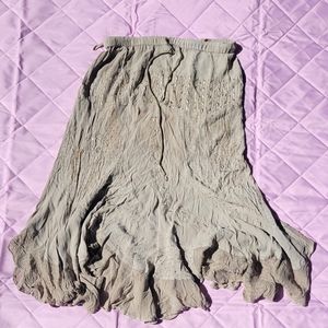 Matuvu asymmetrical midi skirt